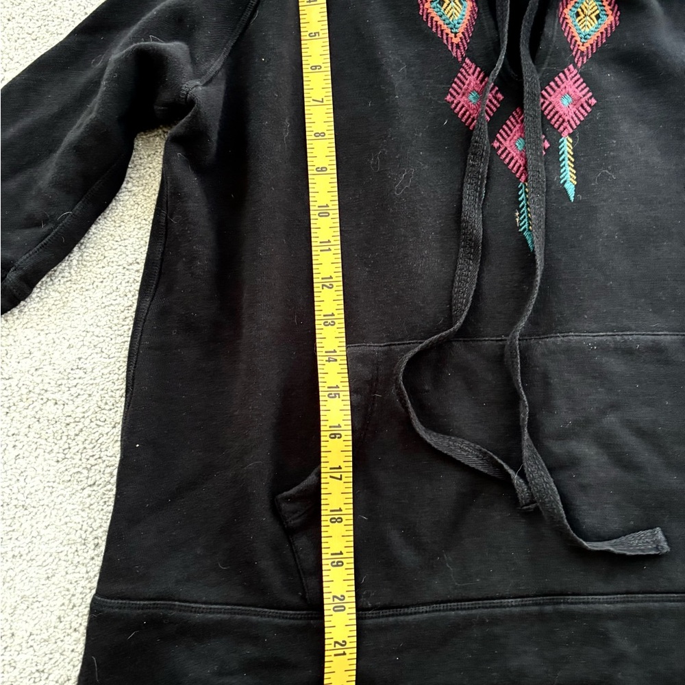 Johnny was stunning black embroidered hoodie excellent worn once - Picture 6 of 9